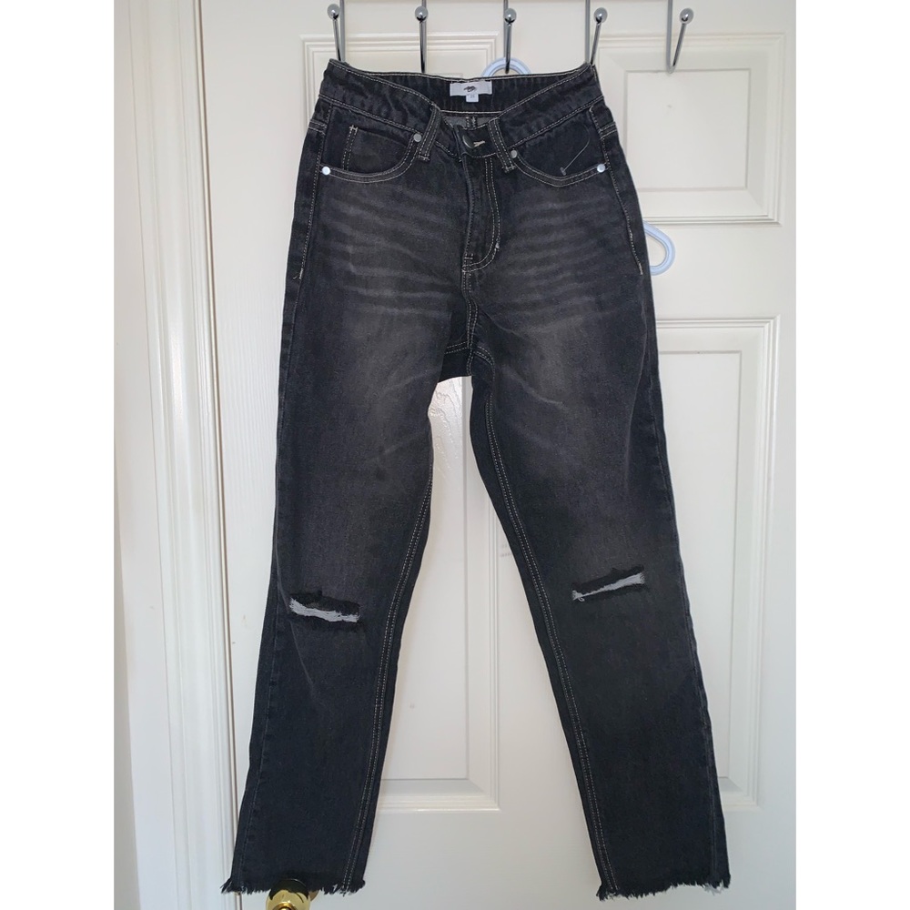 These jeans are from Nordstrom from the brand BP they are dark washed!
